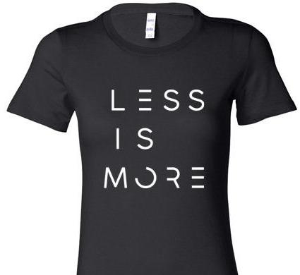 LESS IS MORE SHORT SLEEVE