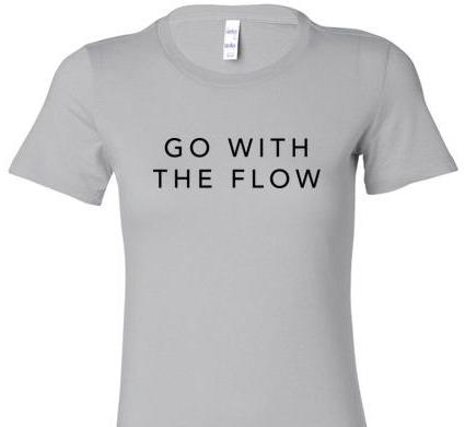 GO WITH THE FLOW SHORT SLEEVE