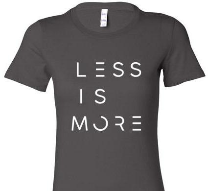 LESS IS MORE SHORT SLEEVE