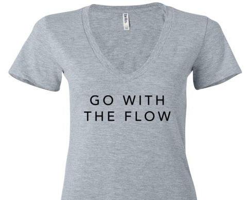 Go With The Flow V Neck