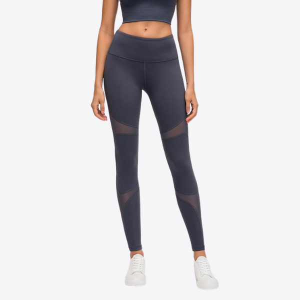 MESH MID RISE WORKOUT LEGGINGS