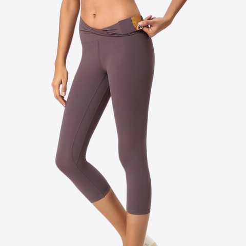 JUNE HIGH RISE POCKET CROPPED LEGGINGS