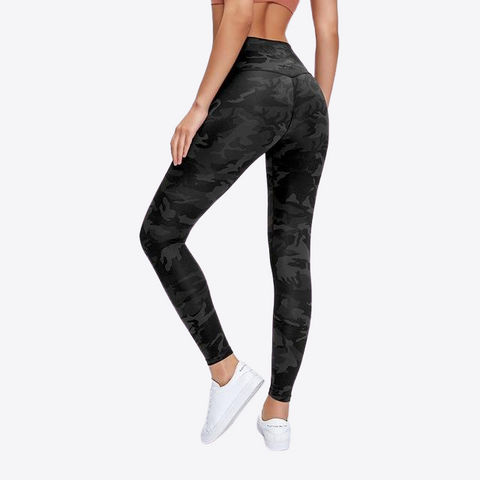 YOGA 7/8 CAMO HIGH RISE LEGGINGS