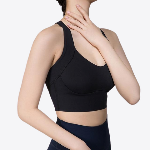 A-C CUP HIGH NECK SPORTS BRA