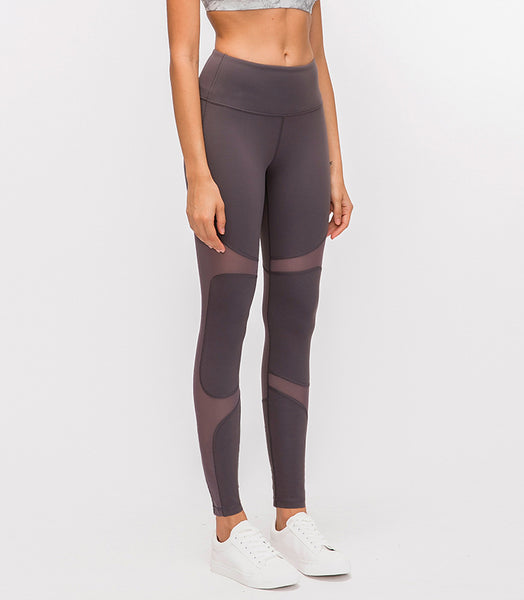 MESH MID RISE WORKOUT LEGGINGS