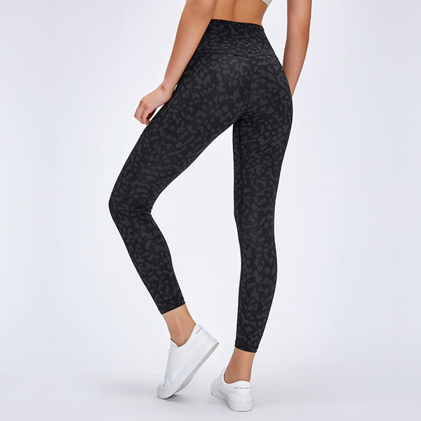 YOGA 7/8 CAMO HIGH RISE LEGGINGS