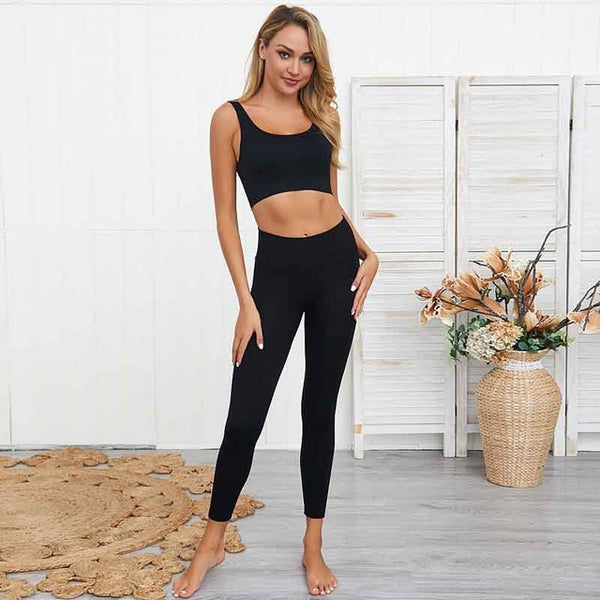 SEAMLESS HIGH RISE WORKOUT LEGGINGS ATTIRE