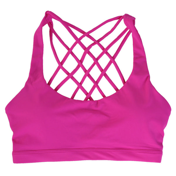 COOL OFF LIGHT SUPPORT STRAPPY YOGA SPORTS BRA