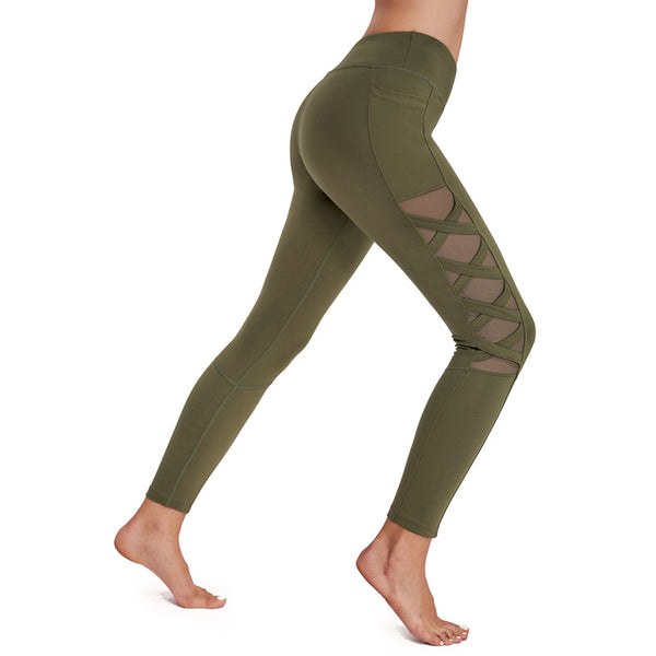 MESH MID RISE WORKOUT LEGGINGS III