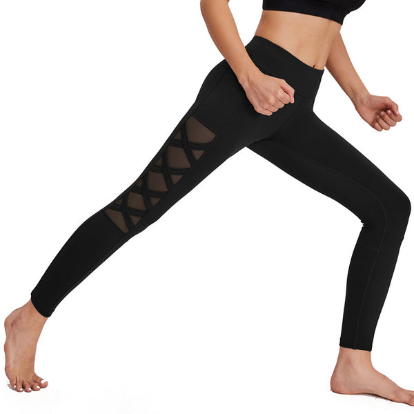 MESH MID RISE WORKOUT LEGGINGS III