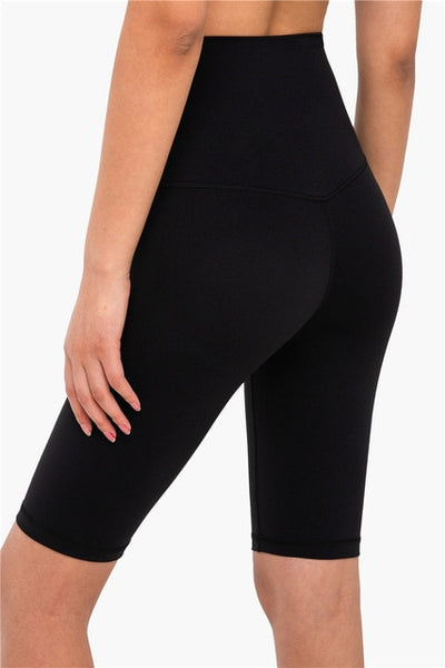 YOGA HIGH RISE BIKER SHORTS